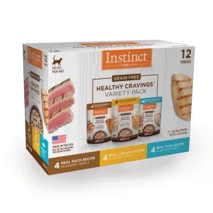 10% OFF: Instinct Healthy Cravings Variety Pack Grain-Free Wet Cat Food Topper (12 x 3oz pouches)