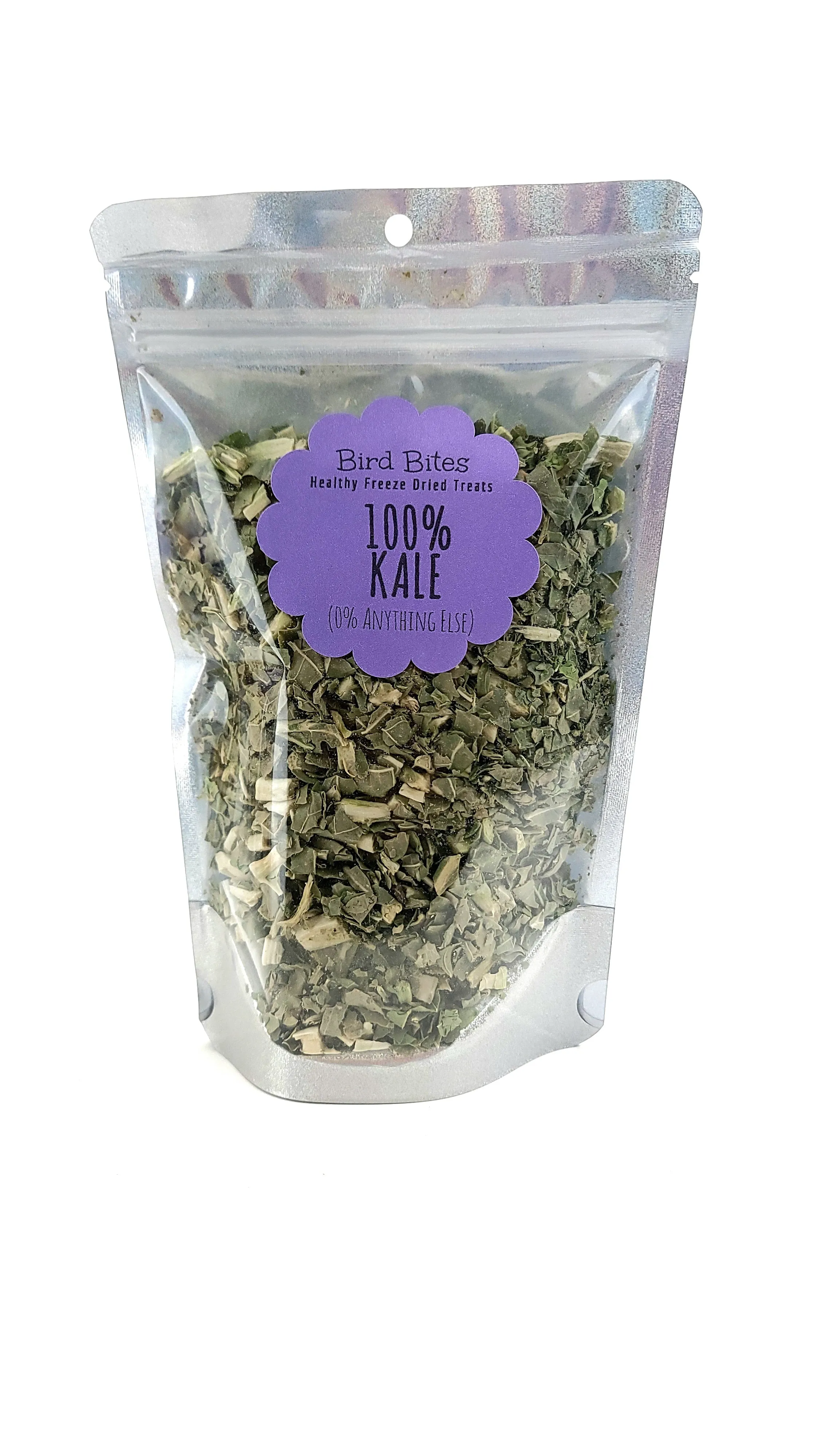 100% Kale - 1.5 Cups - Bird Bites Healthy Freeze Dried Treats