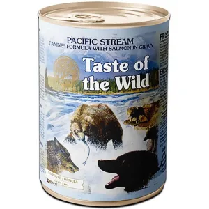 35% OFF: Taste Of The Wild Pacific Stream Smoked Salmon In Gravy Canned Dog Food 390g