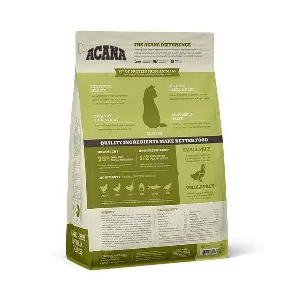 ACANA Grassland Freeze Dried Coated Grain Free Dry Cat Food