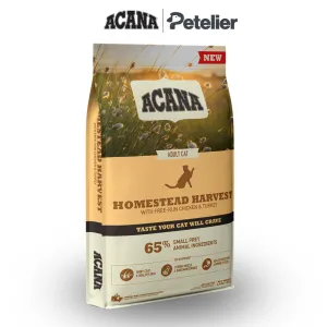 Acana Homestead Harvest Cat 4.5kg Dry Premium Food, All Natural Biologically-Approriate