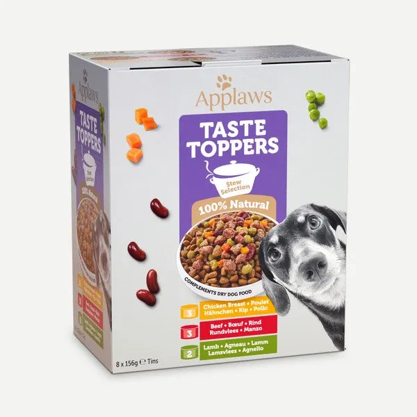 Applaws Taste Toppers Selection Stew 8x156g Pouches