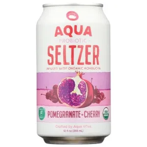 Aqua Seltzer Pomegrantate Cherry 12/12 Oz [UNFI #67475]