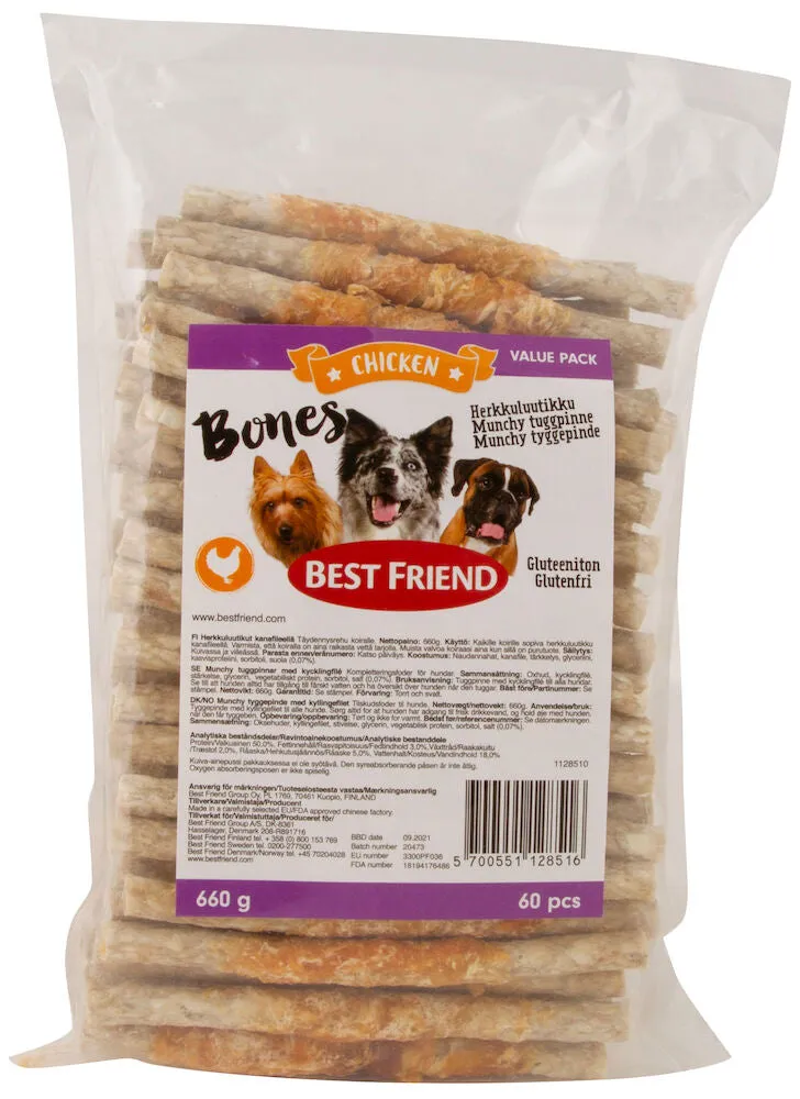 Best Friend Bones munchy stick with chicken fillet