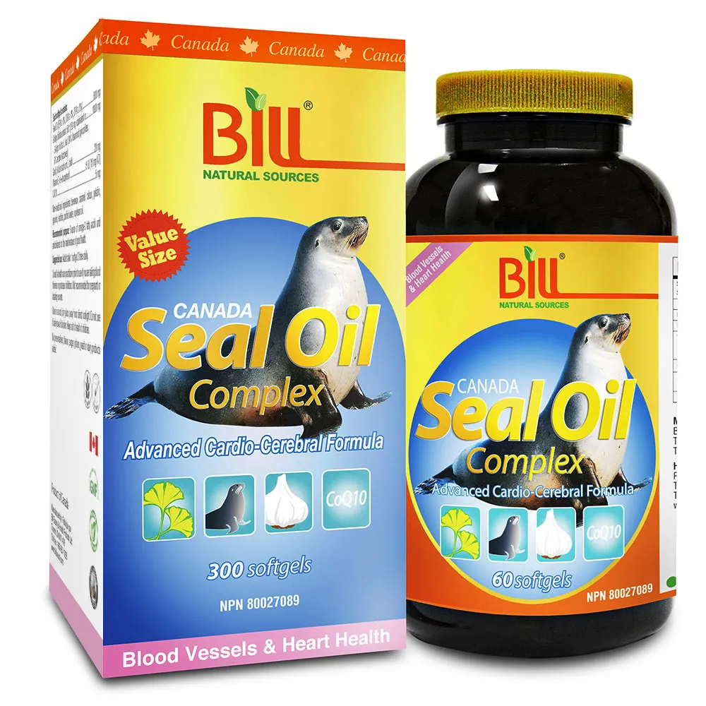 BILL Natural Sources® Seal Oil Complex Softgels