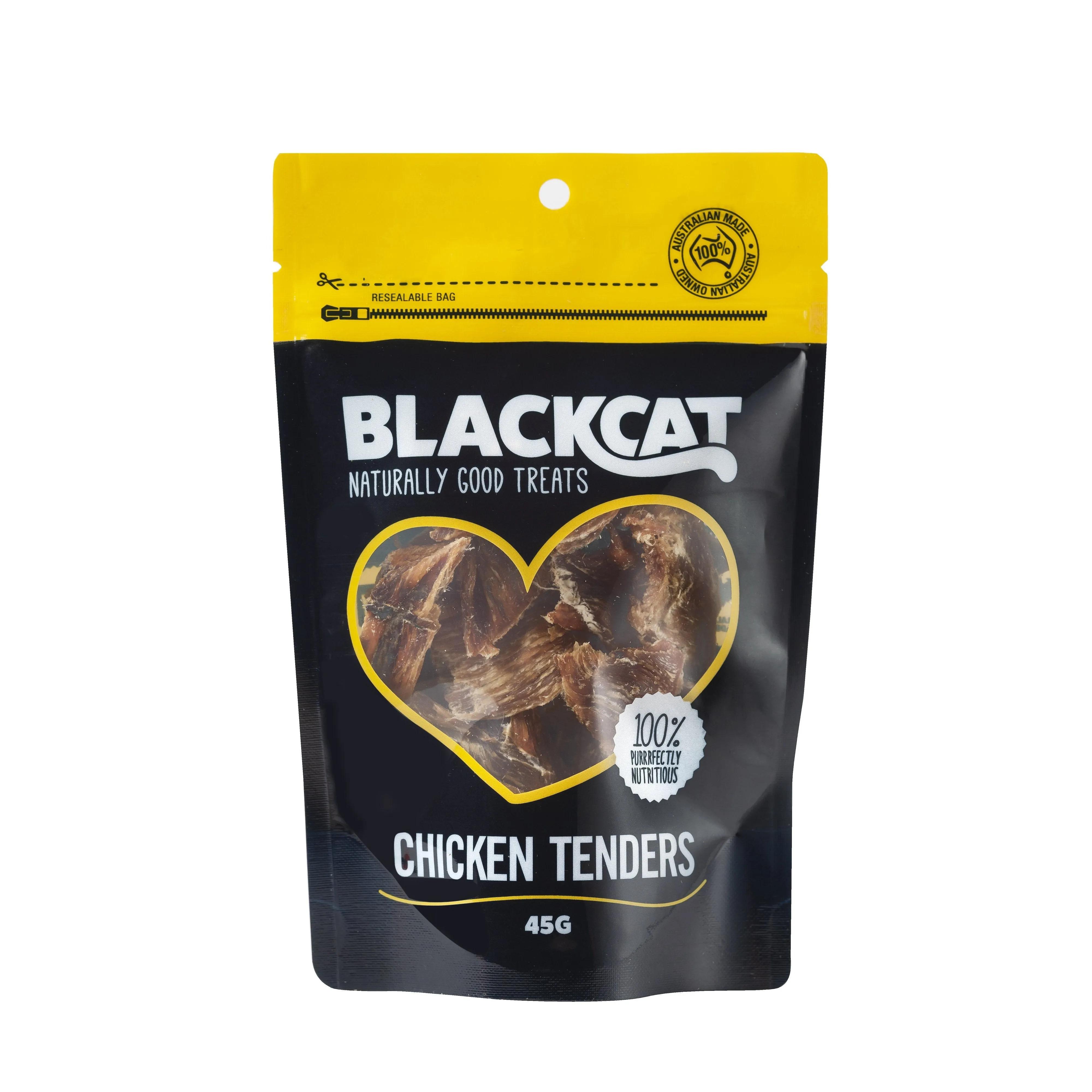 Blackcat Chicken Tenders Cat Treats 45g