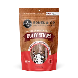 Bones & Co. Freeze-Dried Bully Sticks Dog Treats