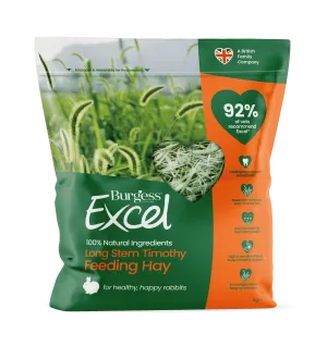 Burgess Excel Long Stem Timothy Feeding Hay 1kg