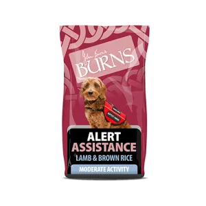 Burns Alert Assistance Lamb & Brown Rice 12kg Dry Dog Food