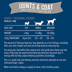 Butcher's Joints & Coat Wet Dog Food Trays 24x150g