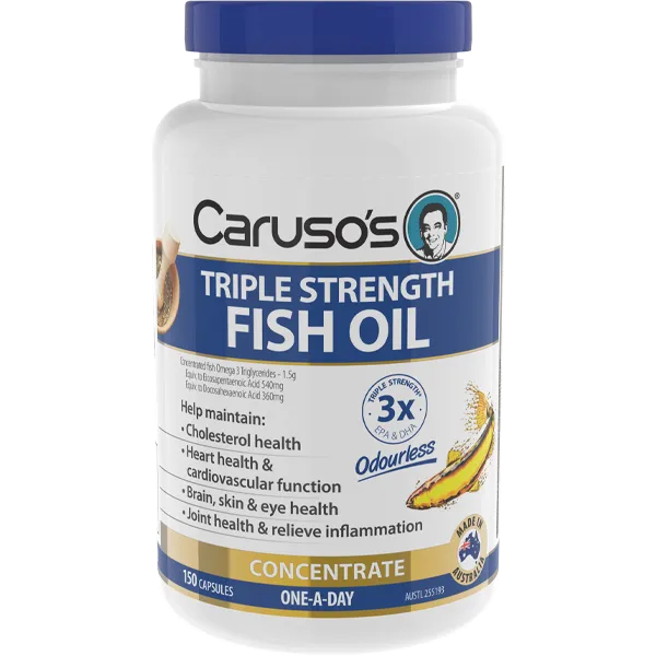 Carusos Triple Strength Fish Oil