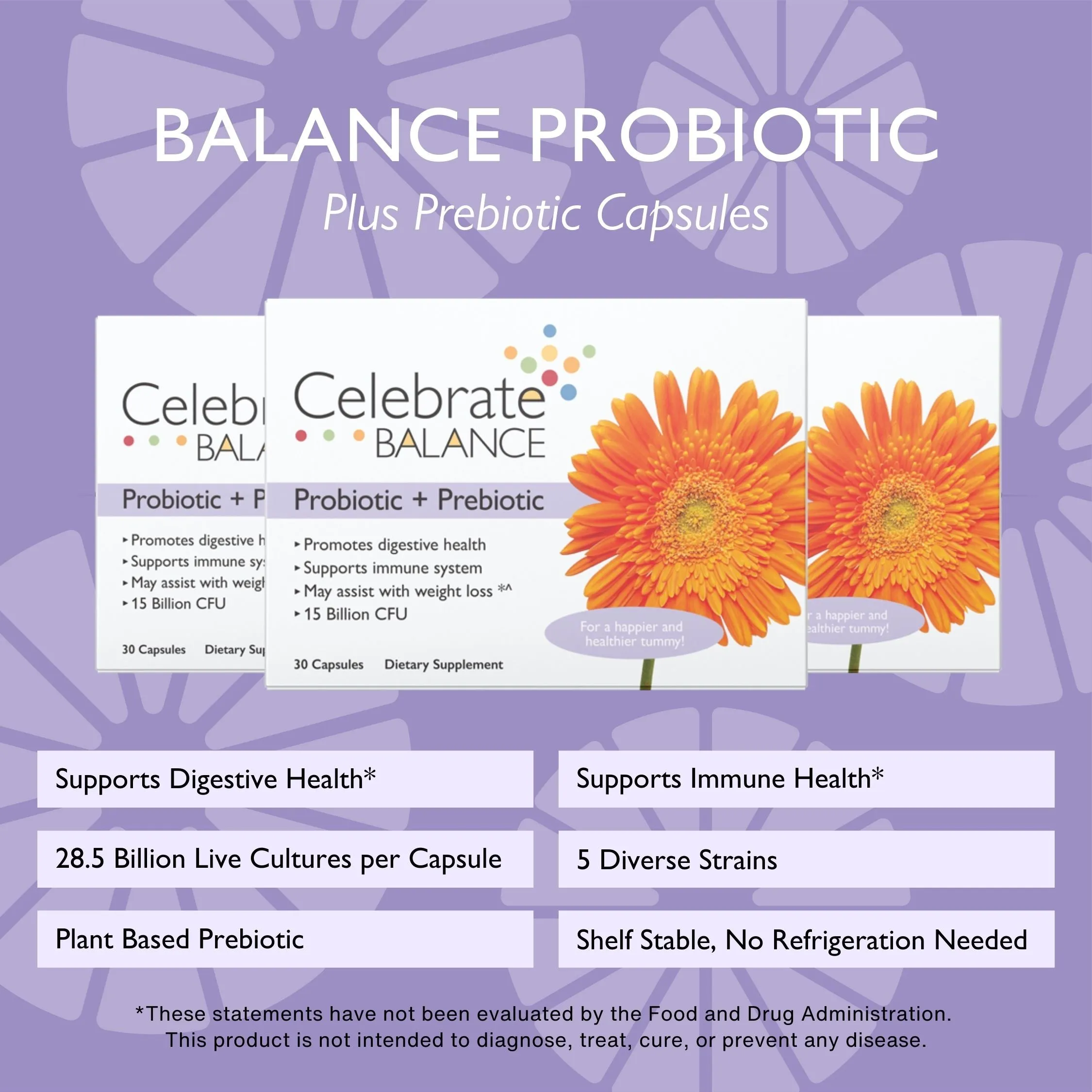 Celebrate® BALANCE Probiotic   Prebiotic