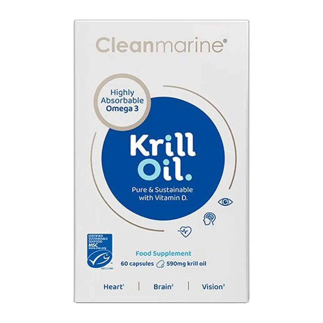 Cleanmarine Krill Oil 60 Capsules