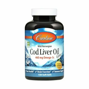 Cod Liver Oil 460 mg 150 gels by Carlson Labs