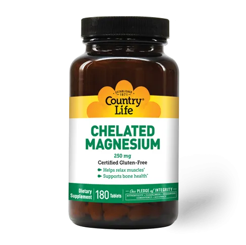 Country Life Chelated Magnesium 250 mg 90 Tablets