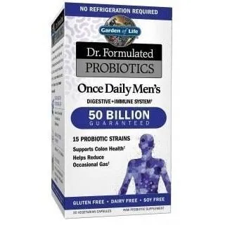 Dr.formulated - once daily men's 50b probiotics (ss) 30 vcaps