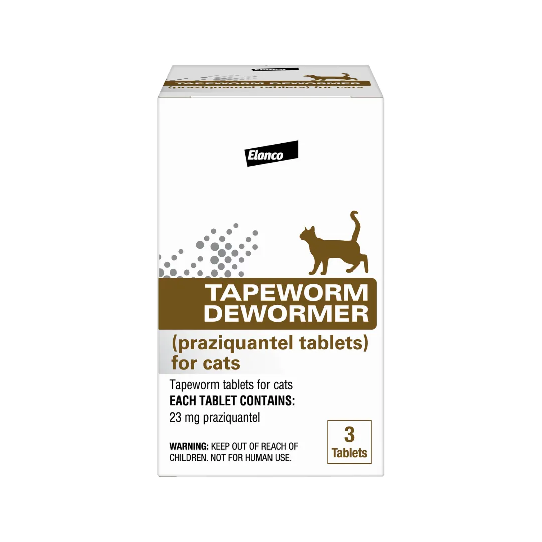 Elanco Tapeworm Dewormer Tablets for Cats & Kitten