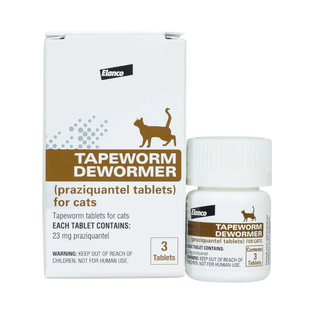 Elanco Tapeworm Dewormer Tablets for Cats & Kitten