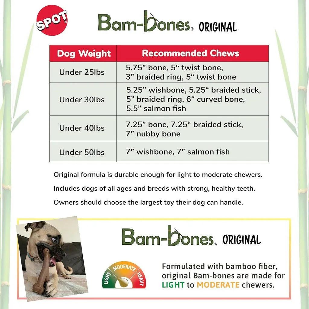 Ethical Pet Bam-Bones Chicken Flavor Chew Toy for Dogs