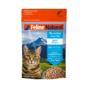 Feline Natural Freeze Dried Cat food - Beef Feast 320g