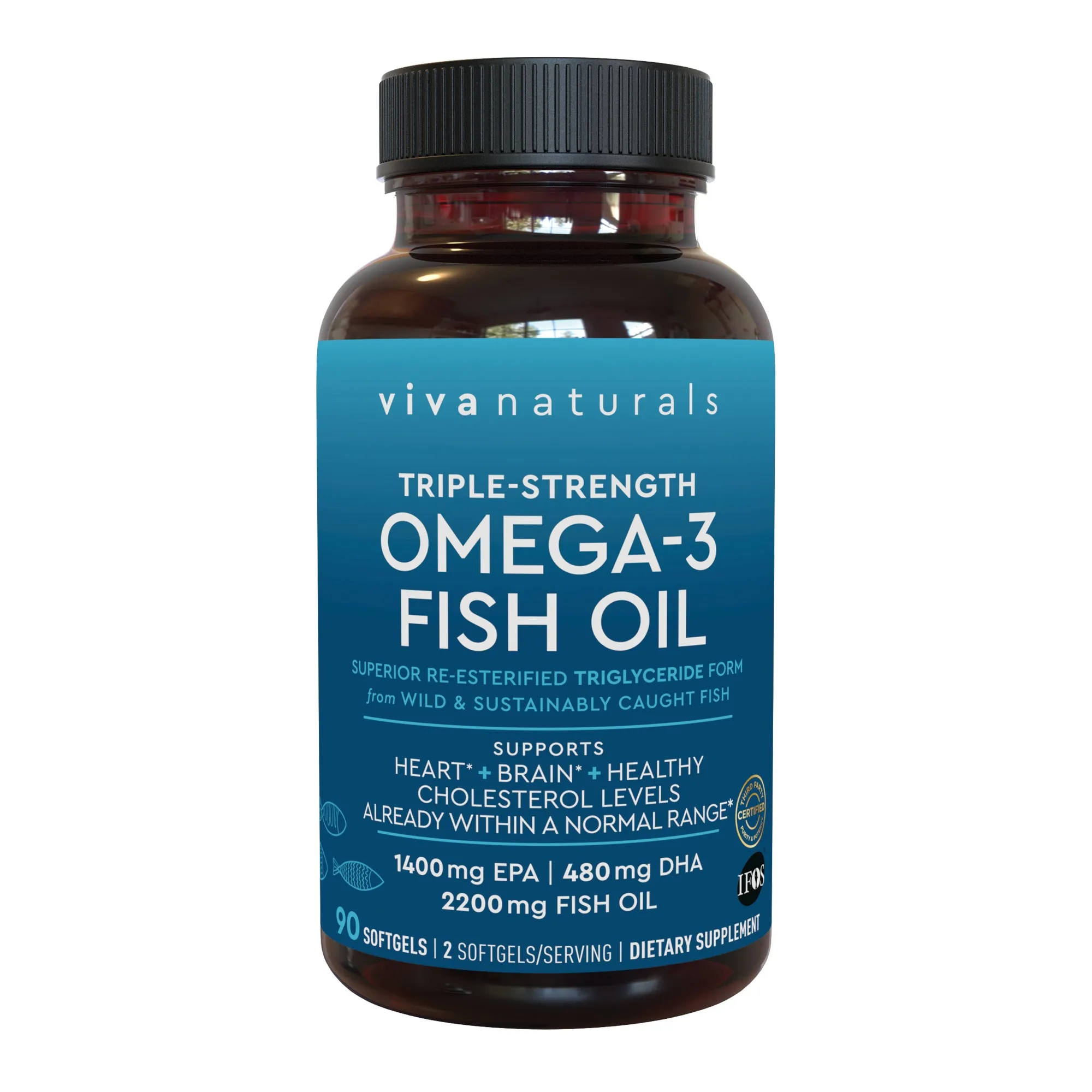 Fish Oil, Triple-Strength Omega-3