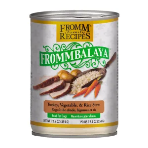 Fromm Frommbalaya Turkey, Veg & Rice Rice Stew Dog Can