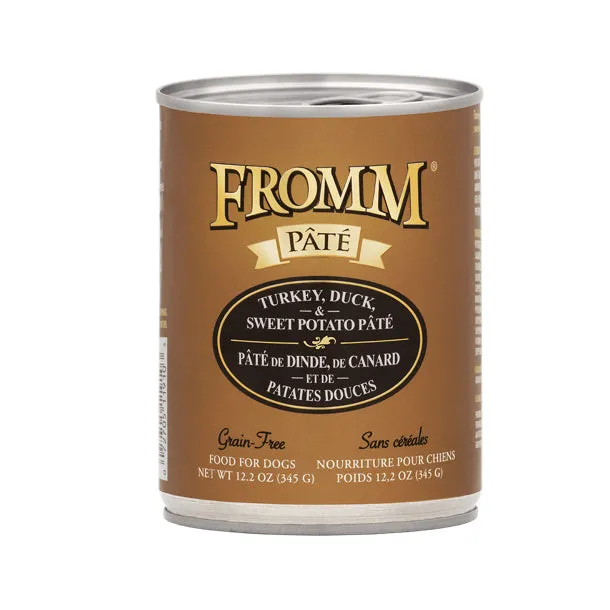 Fromm Turkey, Duck & Sweet Potato Pate Canned Dog Food