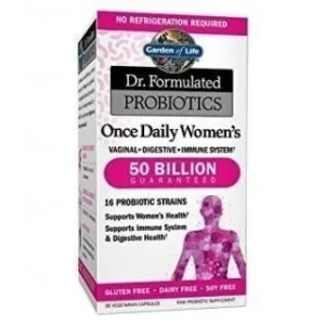 Garden of life - dr. formulated probiotics once daily women's (stable) - 30 vcaps