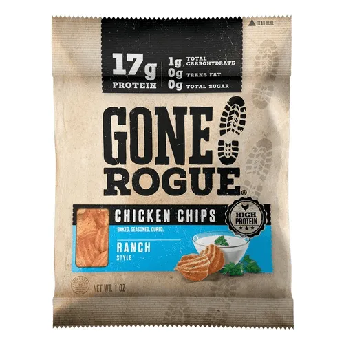 Gone Rogue High Protein Chicken Chips Bag