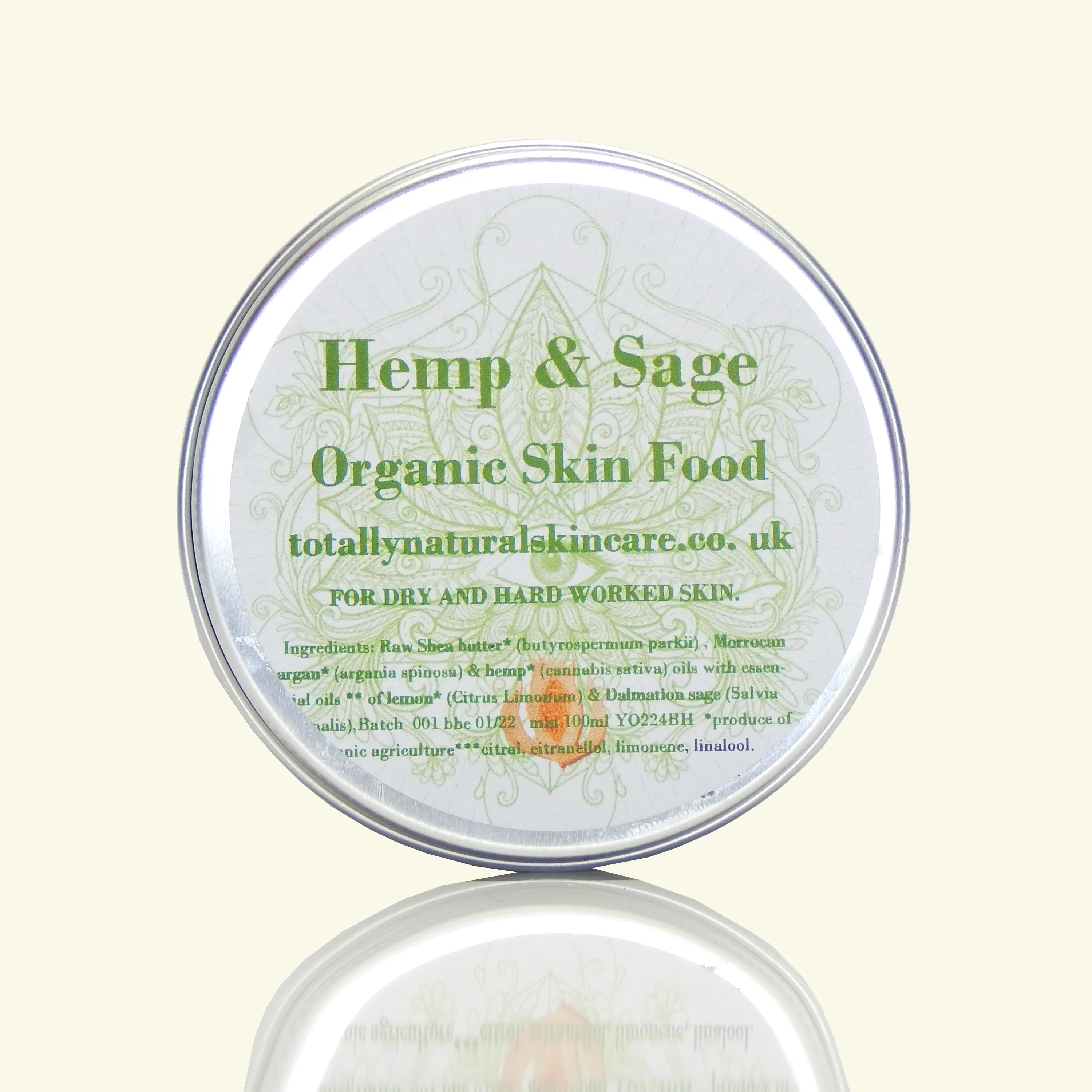 Hemp & sage Organic Skin Food