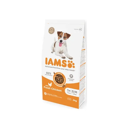 Iams Adult Small/Medium Breed With Chicken 12kg Dry Dog Food