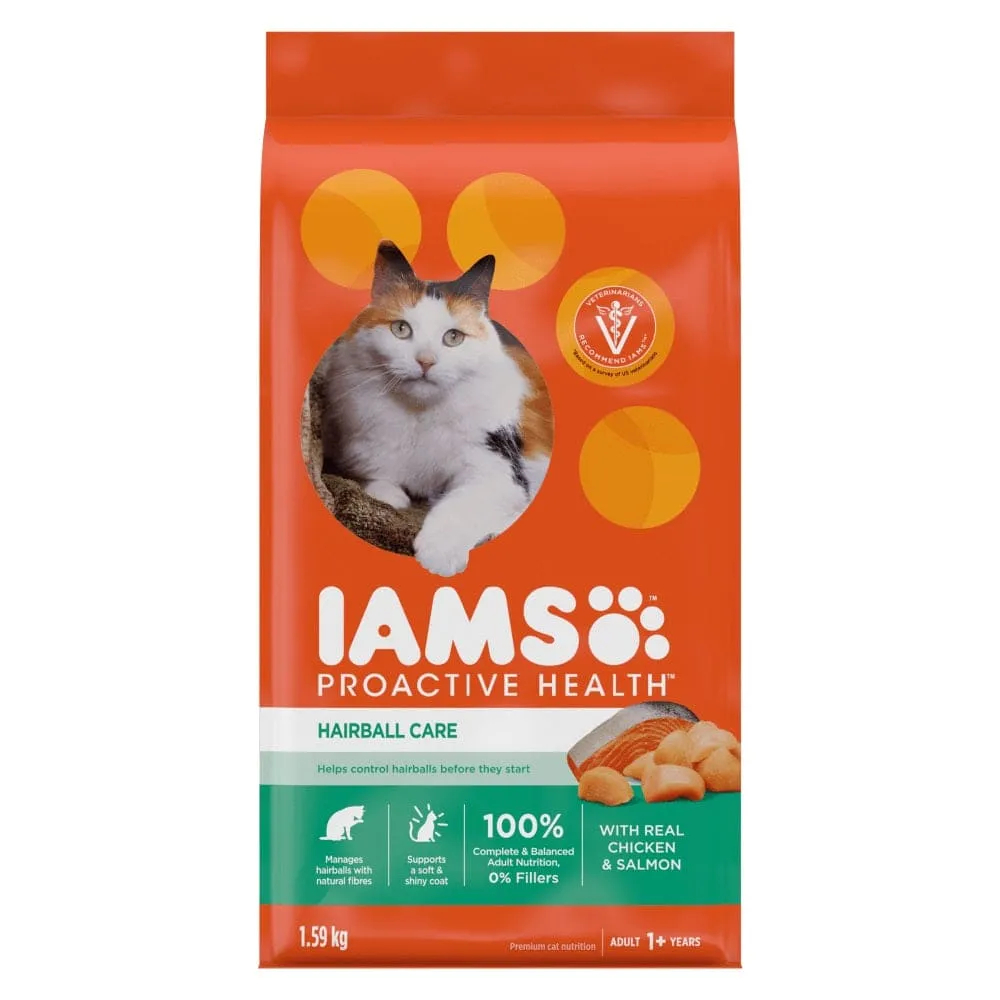 IAMS DRY CAT FOOD WITH CHICKEN & TURKEY HEALTHY ADULT 1.59KG - ICFWCNTHA