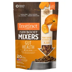 Instinct Raw Boost Mixers Gut Health Freeze Dried Dog Food