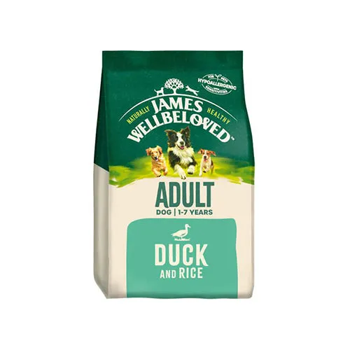 James Wellbeloved Adult Dog With Duck & Rice 15kg Dry Dog Food