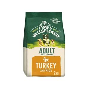 James Wellbeloved Adult Dog With Turkey & Rice 2Kg Dry Dog Food