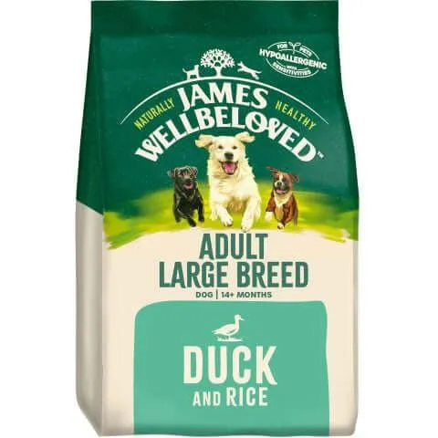 James Wellbeloved Large Breed Adult Dog Dry Food Duck and Rice