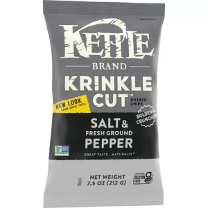 KETTLE BRAND POTATO CHIPS - SALT & FRESH GROUND PEPPER