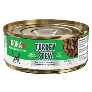 KOHA Grain & Potato Free Turkey Stew Canned Cat Food