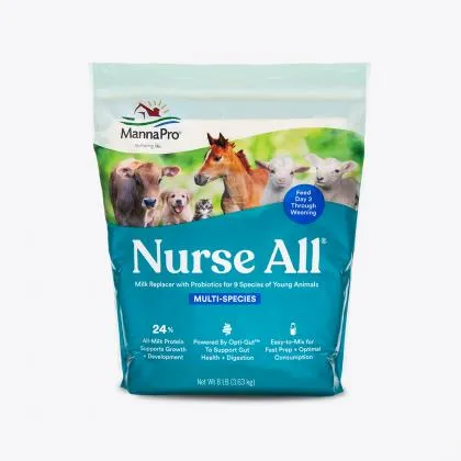 Manna Pro Nurse All® Multi-Species Milk Replacer with Probiotics