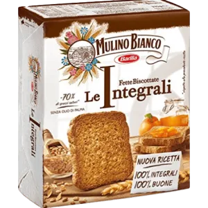 Mulino Bianco Fette Biscottate Intergrali Whole Wheat Toast, 11 oz