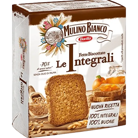 Mulino Bianco Fette Biscottate Intergrali Whole Wheat Toast, 11 oz