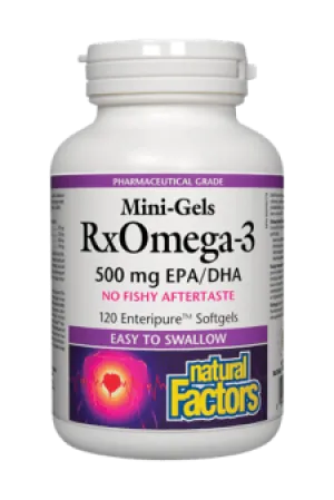 Natural Factors RxOmega-3 Mini-Gels 120s