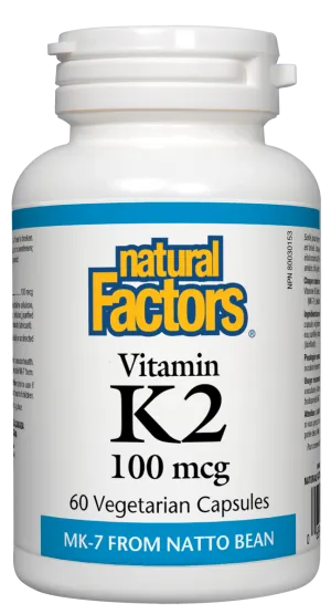 Natural Factors Vitamin K2 (100Mcg) (60 VCaps)