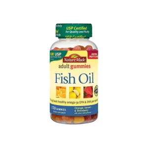 Nature Made Adult Gummies Fish Oil Gummies, Assorted Flavors 150 ea