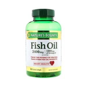 Nature's Bounty Odorless Fish Oil 2400mg 90 Softgels