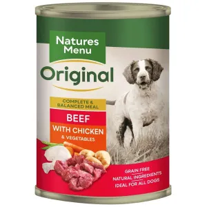 Natures Menu Original Dog Can Adult Beef with Chicken and Vegetables 12 x 400g