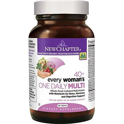 New Chapter Every Woman's One Daily Multi 40  Women's Multivitamin Fermented - 48 Tablets