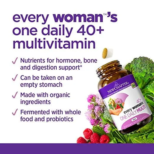 New Chapter Every Woman's One Daily Multi 40  Women's Multivitamin Fermented - 48 Tablets