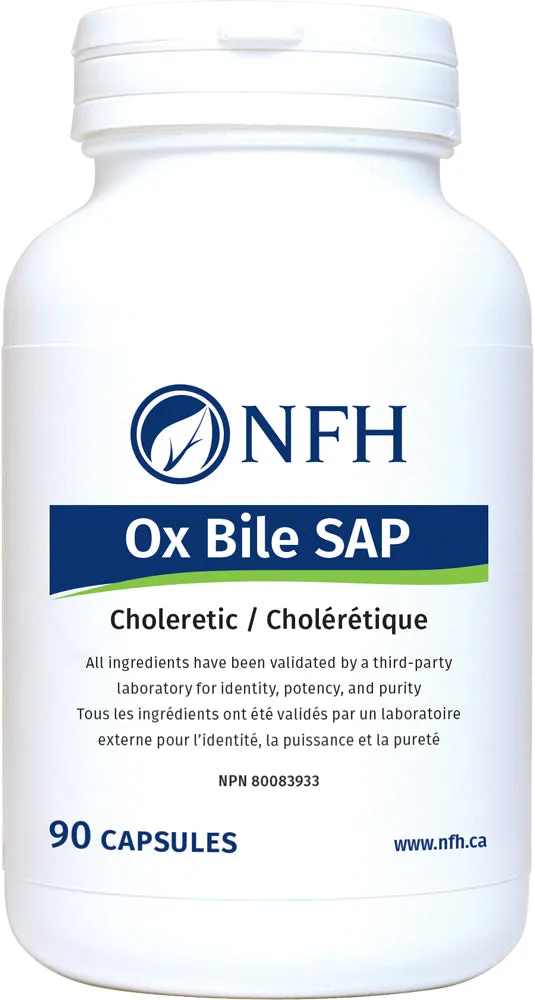 NFH Ox Bile SAP 90 Capsules