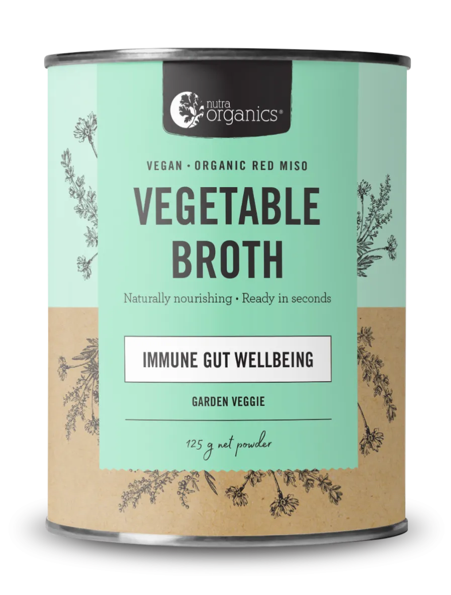 Nutra Organics Vegetable Broth – Garden Veggie 125g